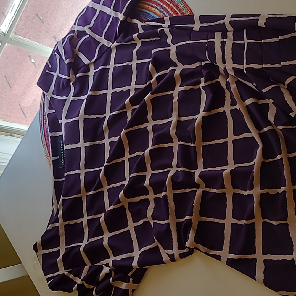 Chic Grid Pattern Dress - Picture 2 of 6